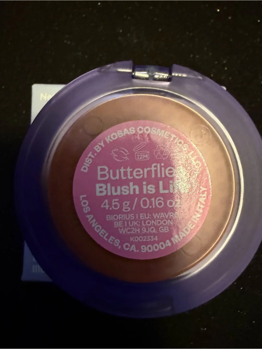 Kosas Blush for Life - Butterflies (Cool Baby Pink) NEW